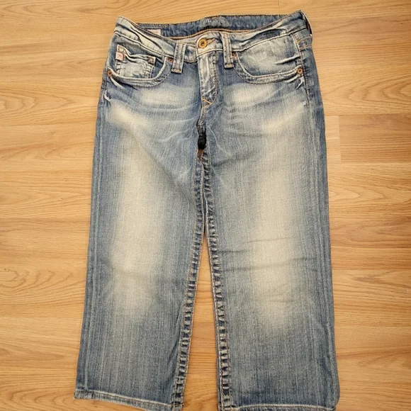 Big Star Casey Crop Jeans Size 28 Made in USA - Picture 1 of 14
